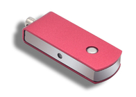 porte-clés instantané d'entraînement en métal 128g 3,0, Usb rouge Keychain en métal avec le logo d'impression de laser